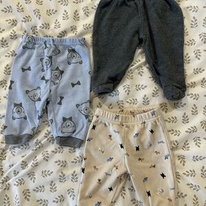 Kids Casual Bottoms - Gray, Cream, Grey